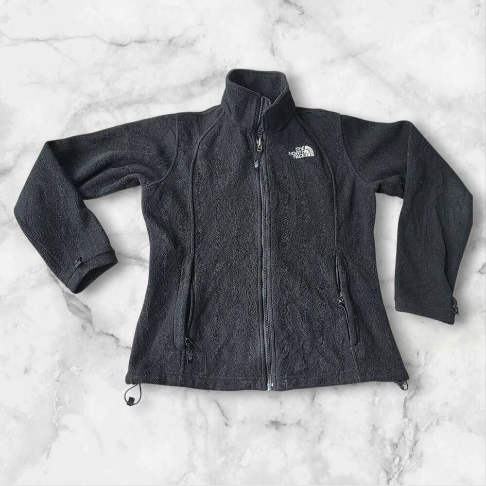 North Face Womans Size Medium Black Full Zip Jacket